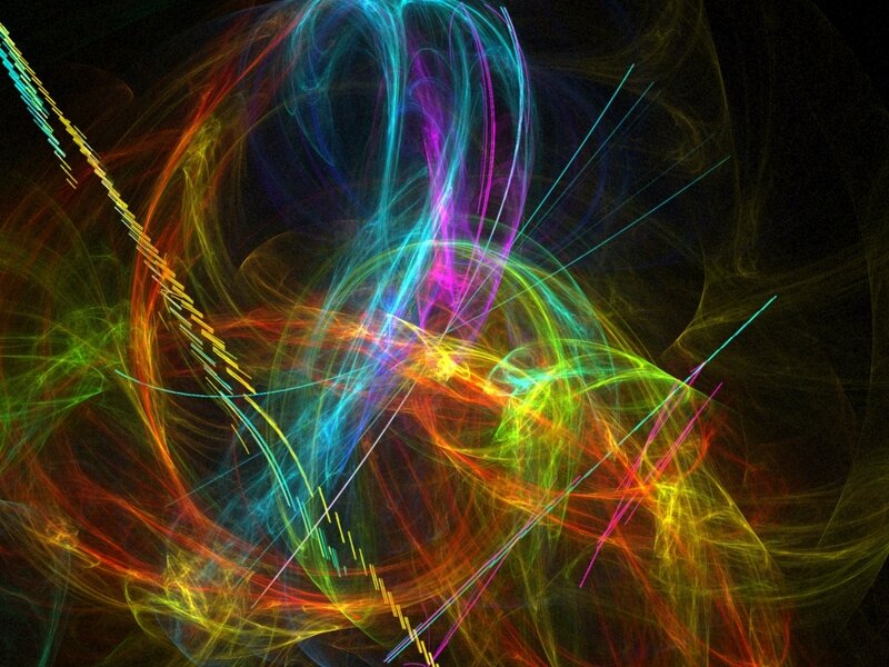 colorful abstract fractal art