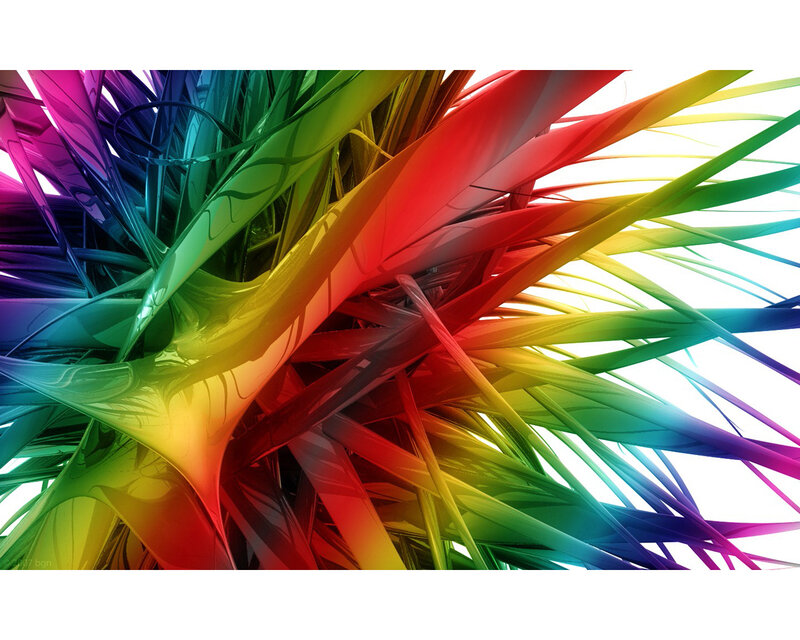 Colorful abstract fractal design