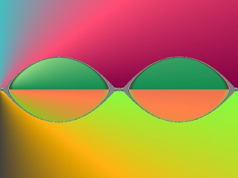 Colorful abstract fractal design