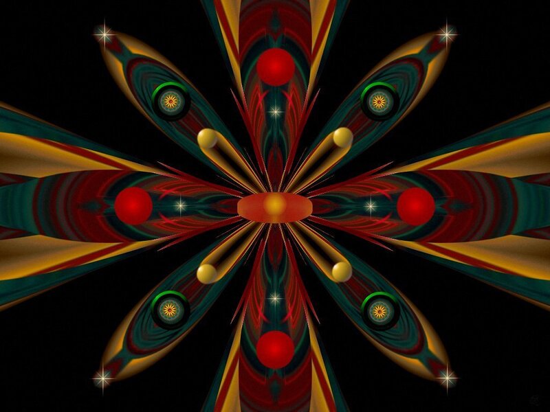 colorful abstract fractal design