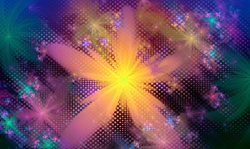 colorful abstract fractal design