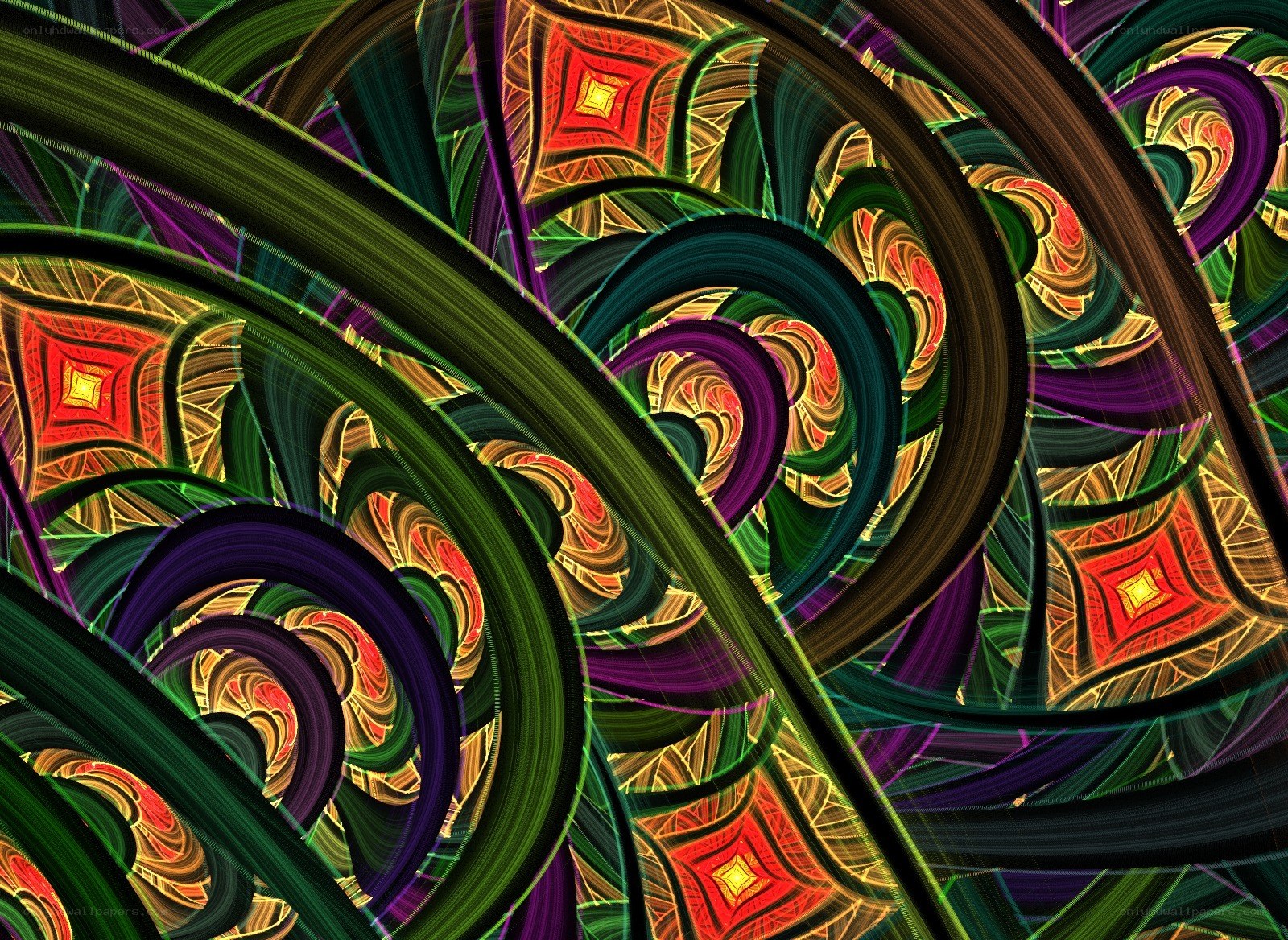 colorful abstract fractal pattern