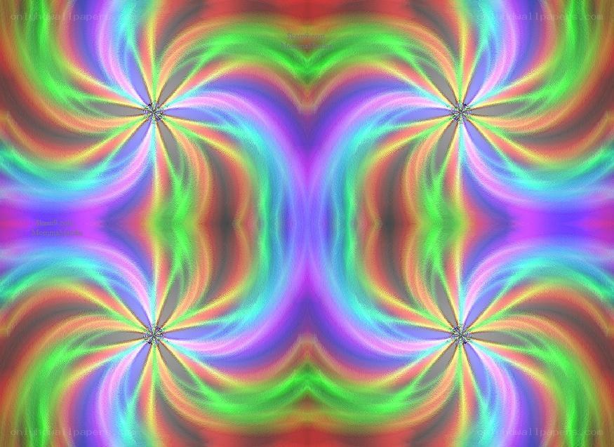 Colorful abstract fractal pattern