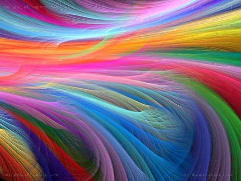 Colorful abstract fractal pattern