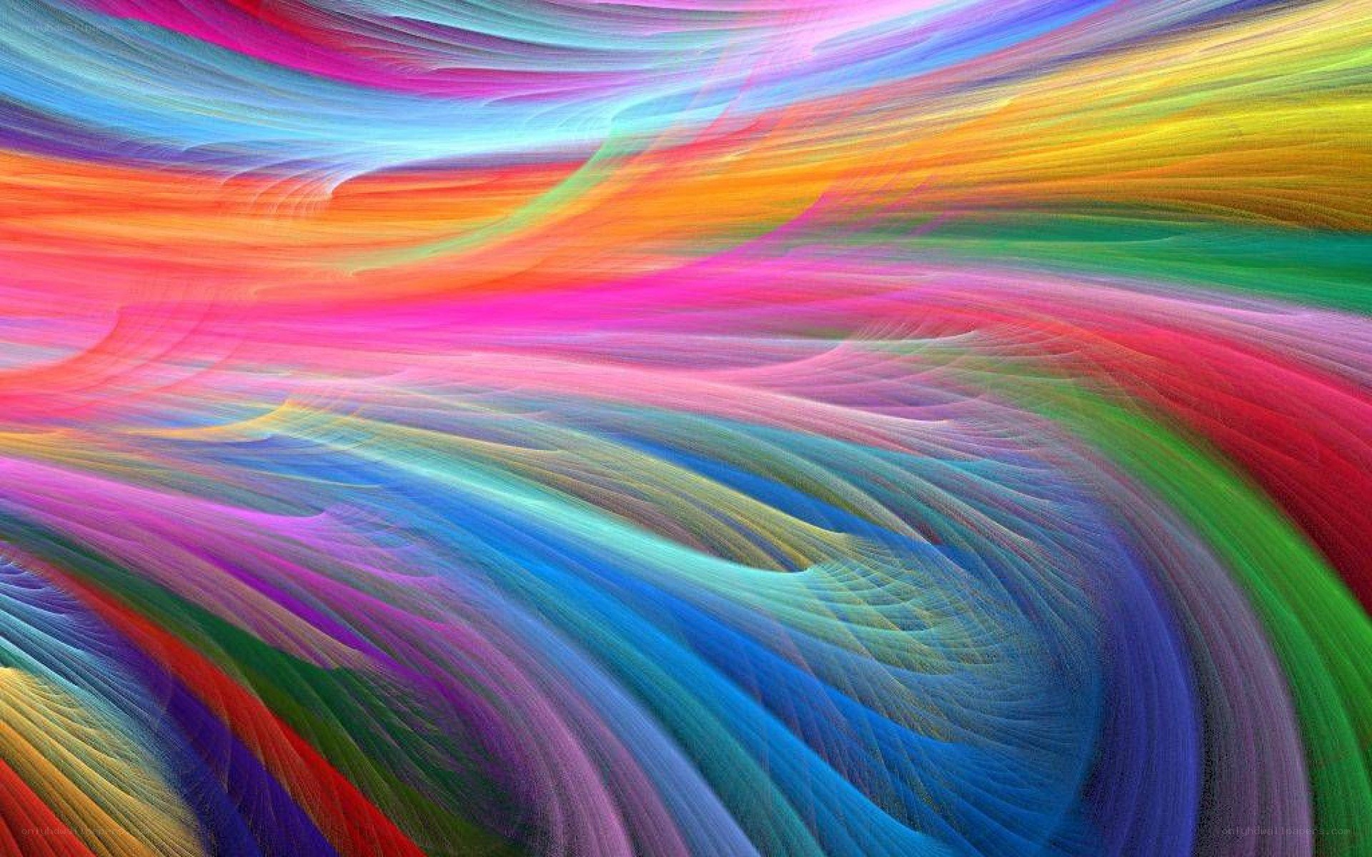 Colorful abstract fractal pattern