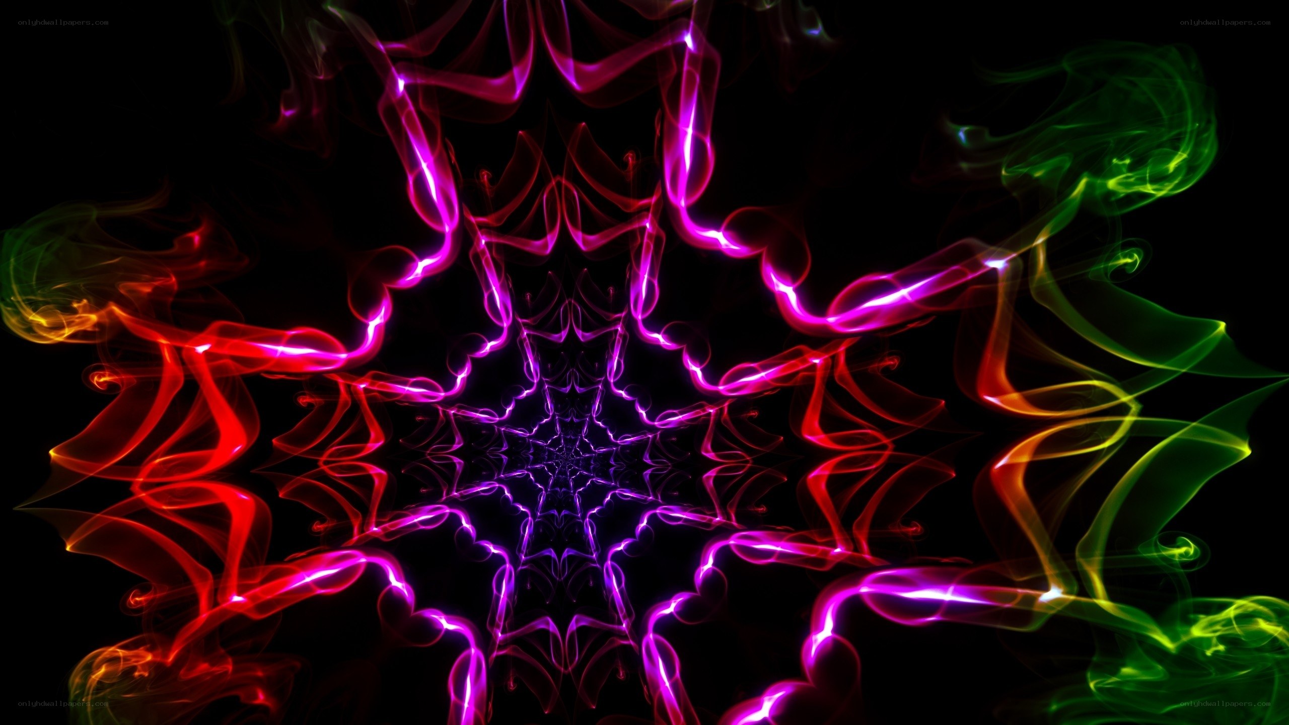 Colorful abstract fractal pattern