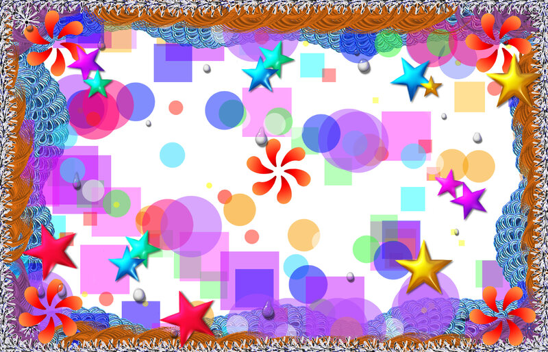 colorful abstract frame