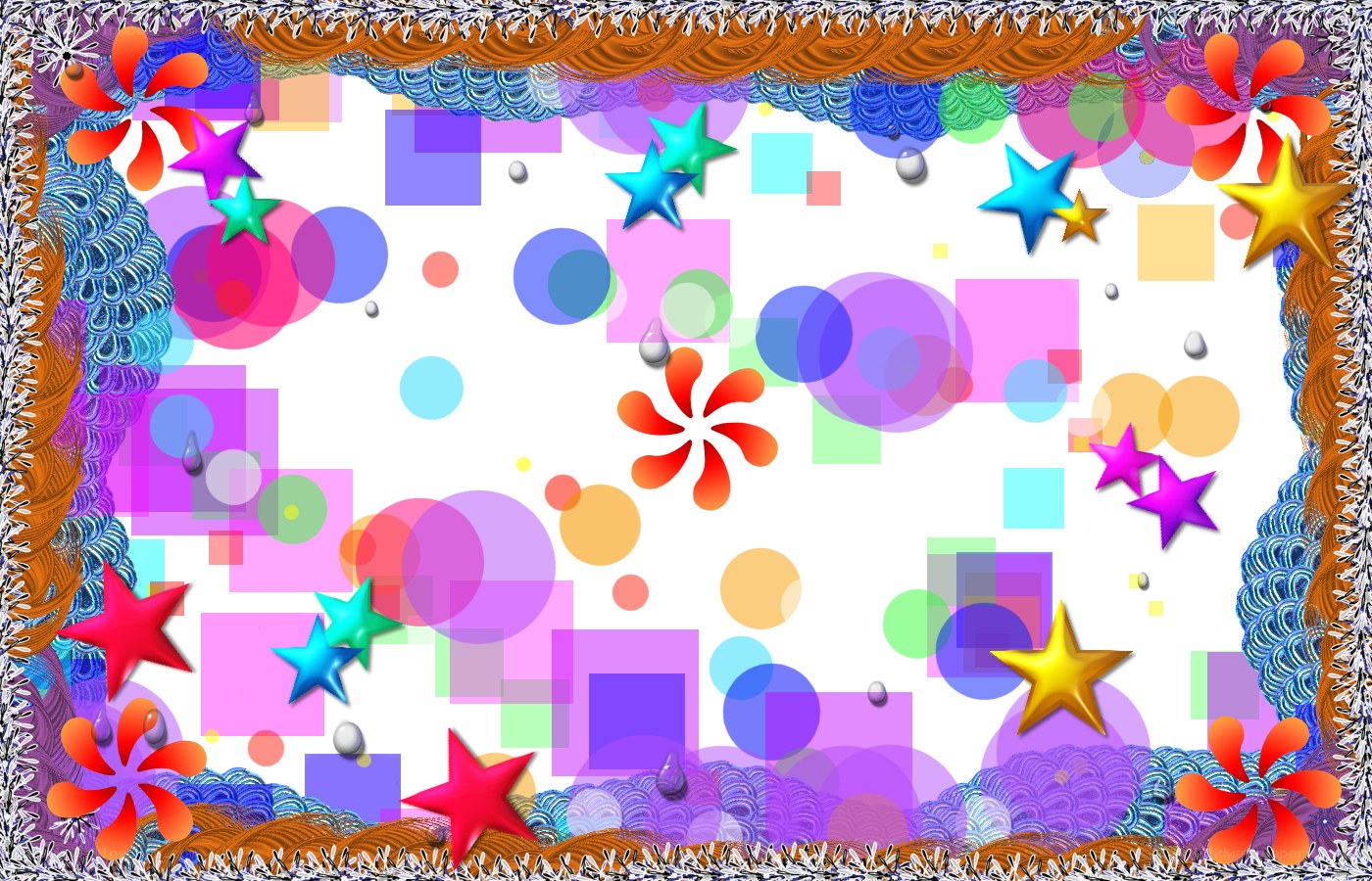 colorful abstract frame