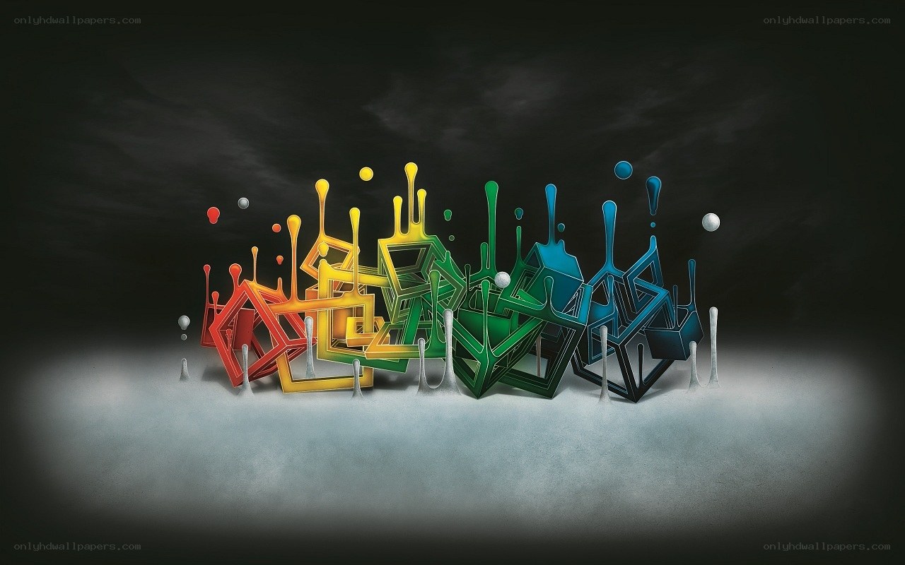 Colorful abstract geometric art