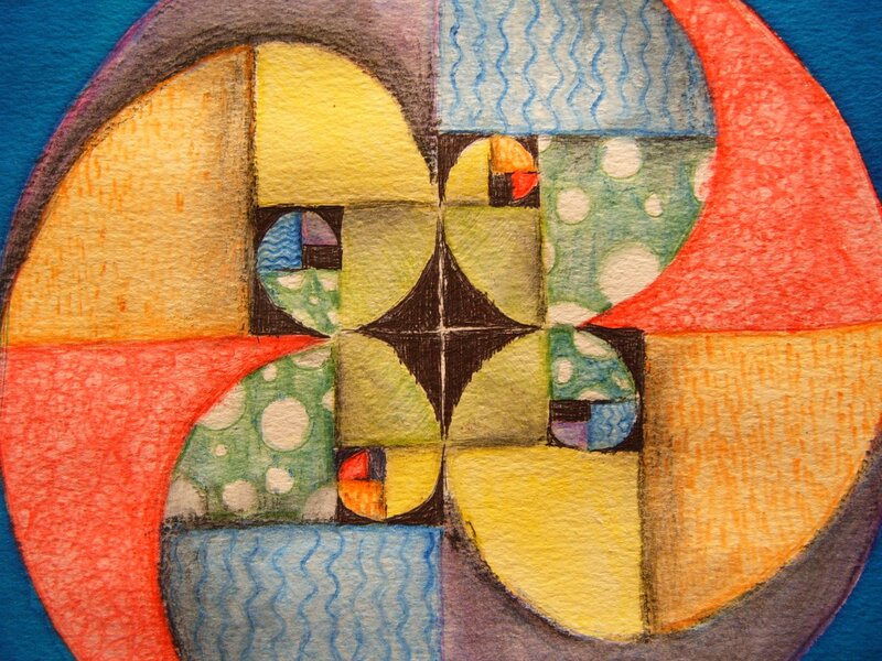 colorful abstract geometric art