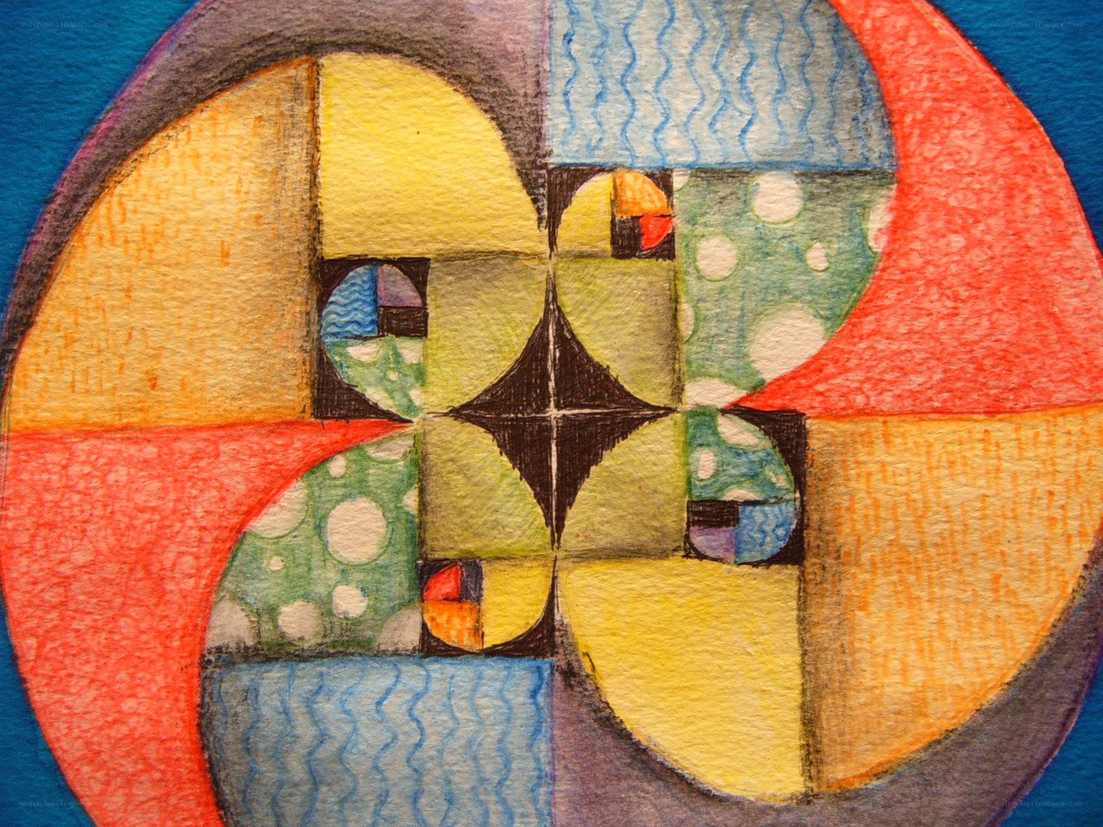 colorful abstract geometric art