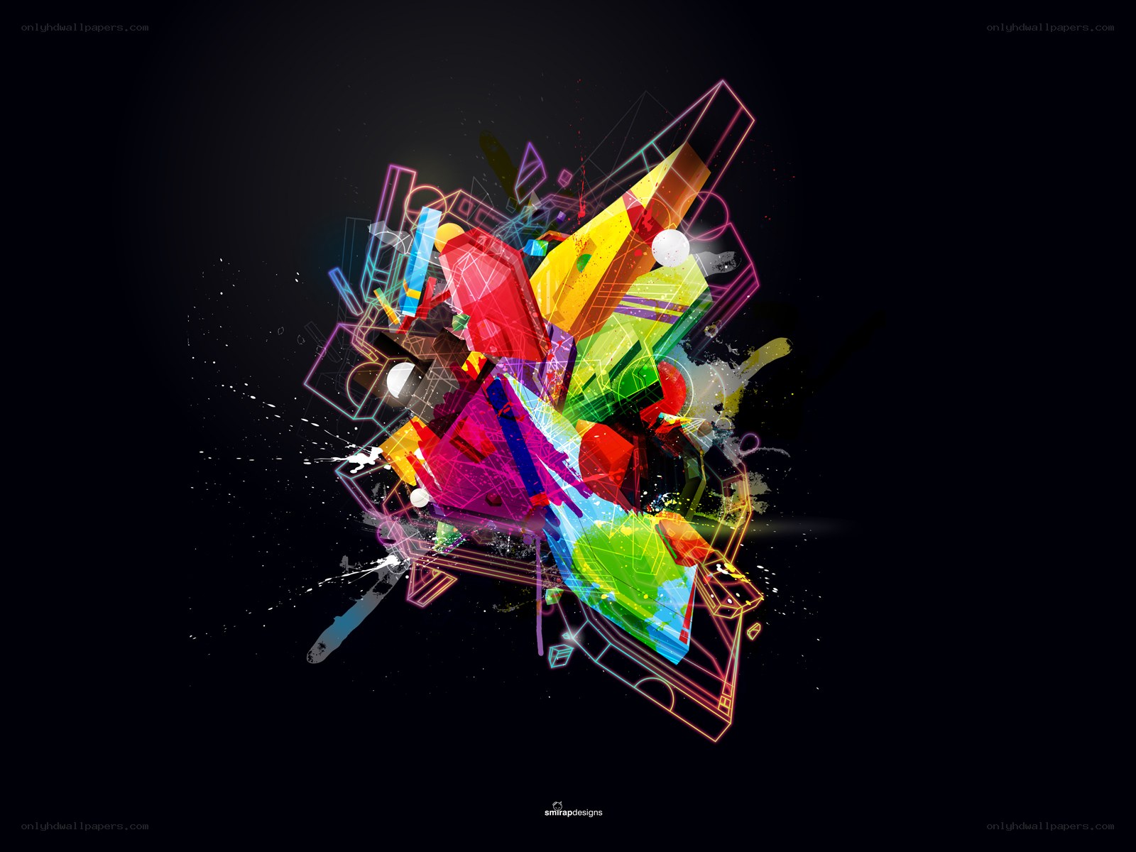 colorful abstract geometric design