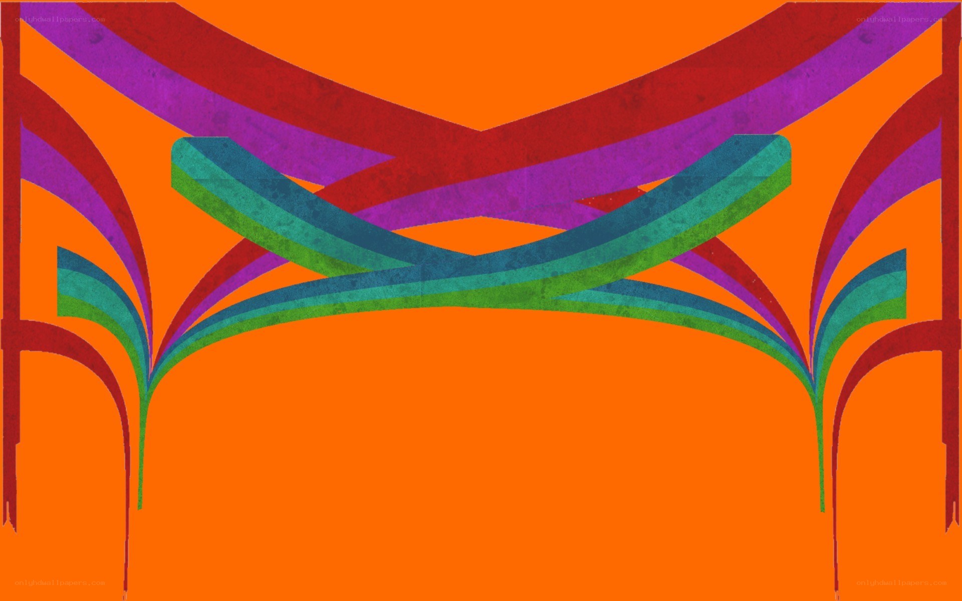 Colorful abstract geometric design