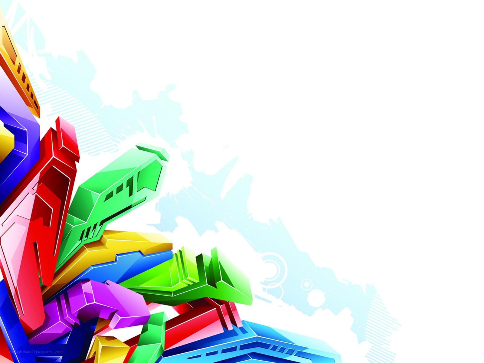 colorful abstract geometric design