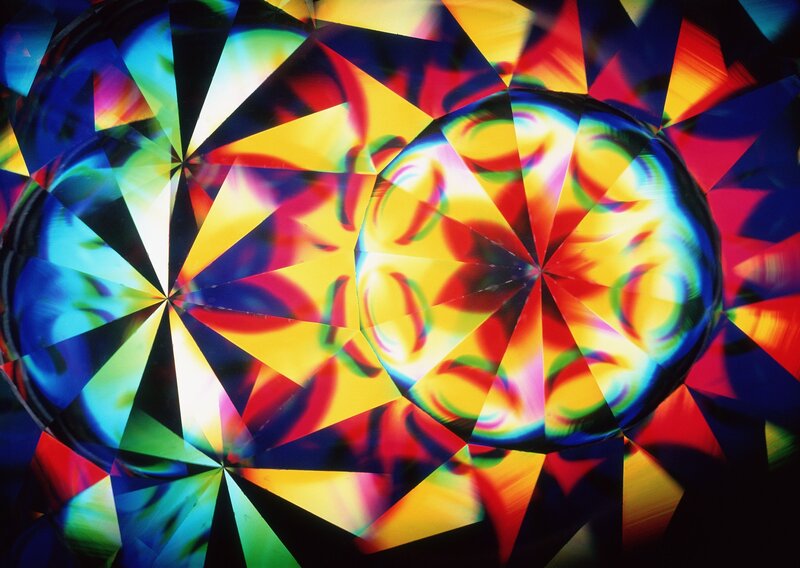 Colorful abstract geometric pattern