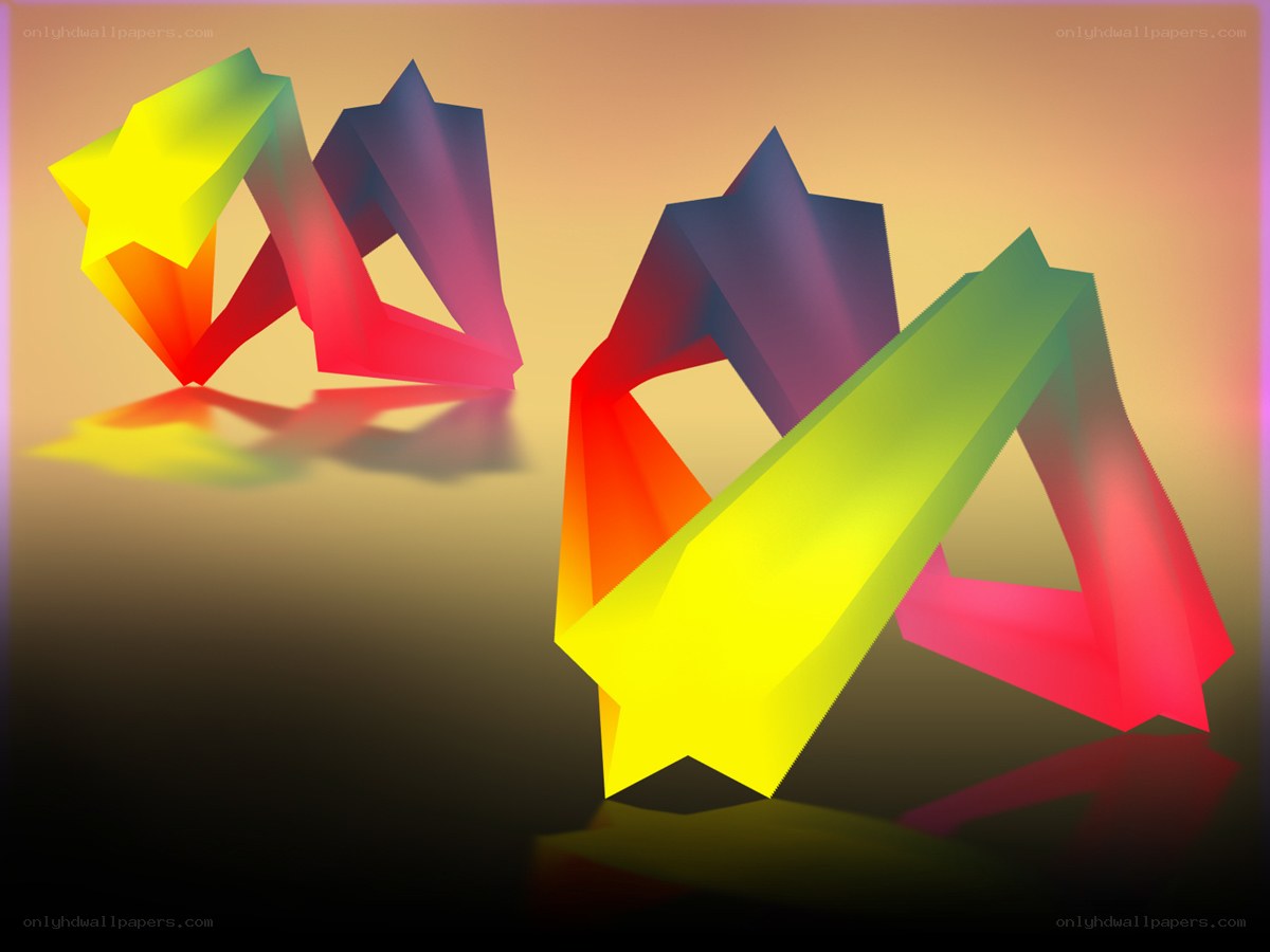 Colorful abstract geometric shapes