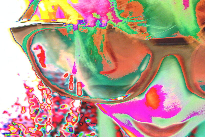 colorful abstract glasses