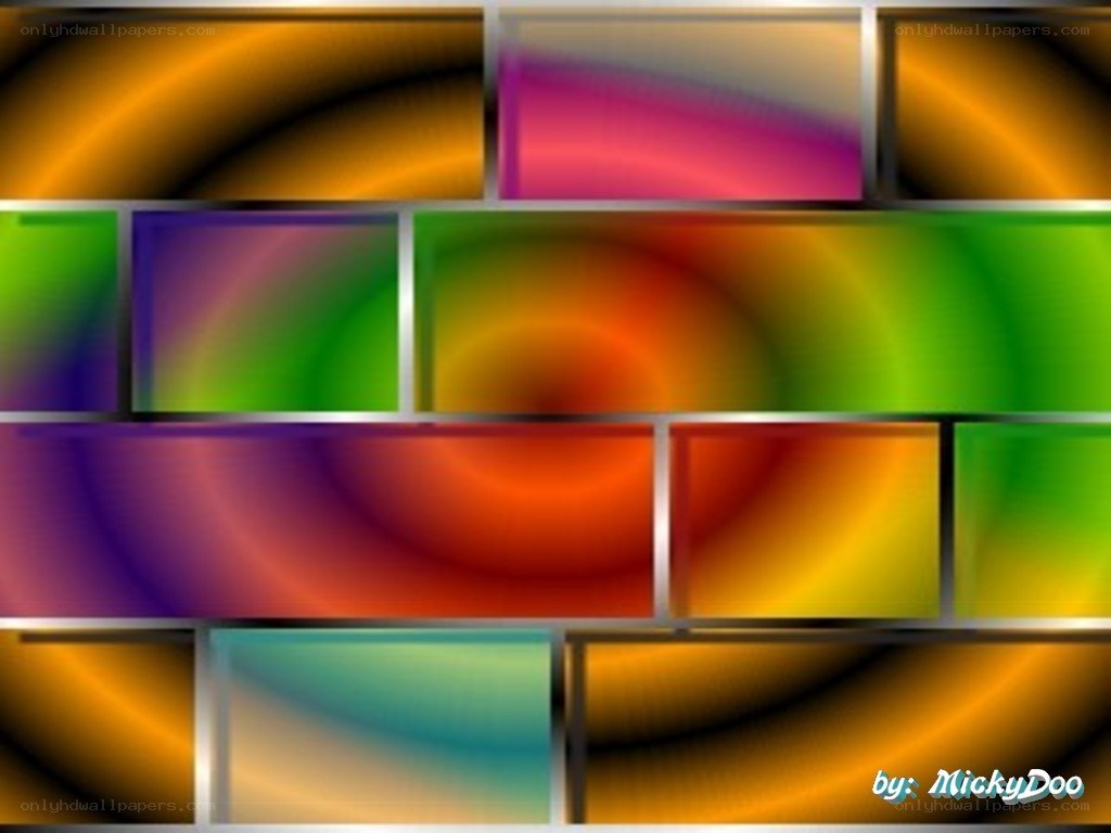 colorful abstract grid art