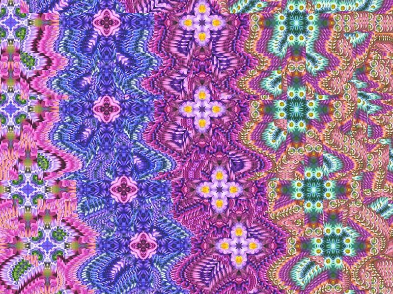 colorful abstract kaleidoscopic pattern