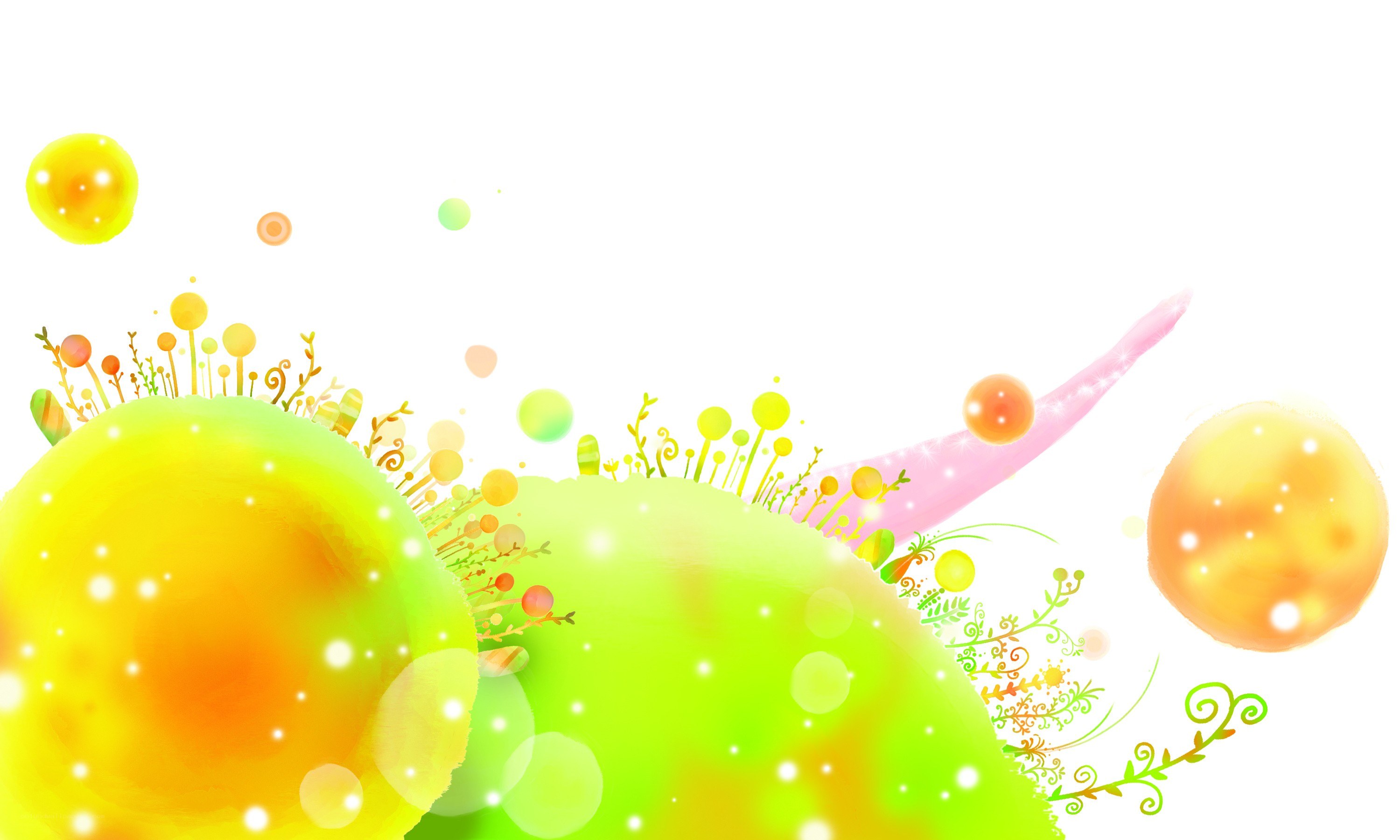 colorful abstract landscape