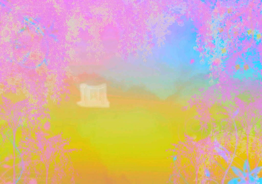 colorful abstract landscape