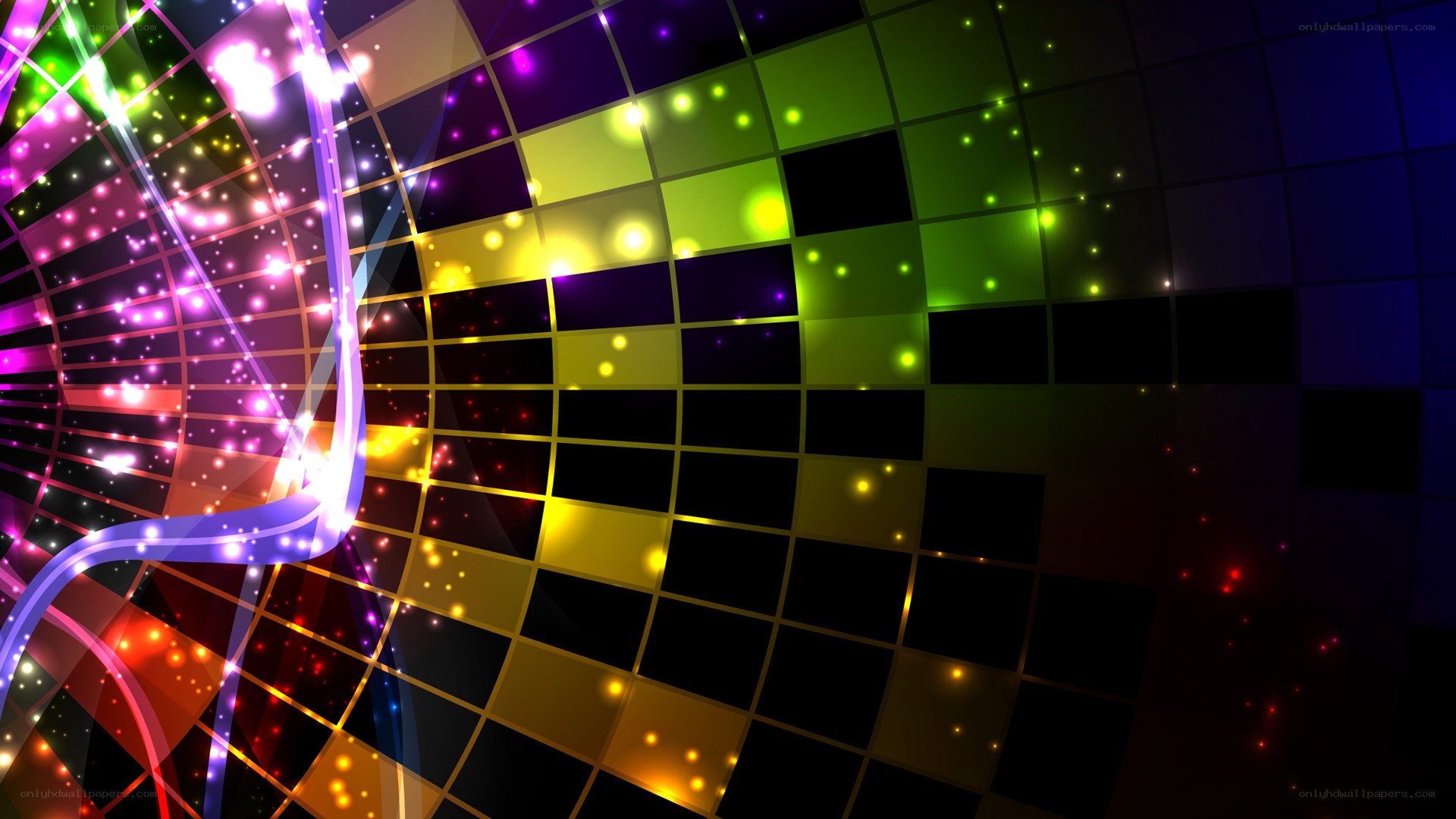 colorful abstract light background