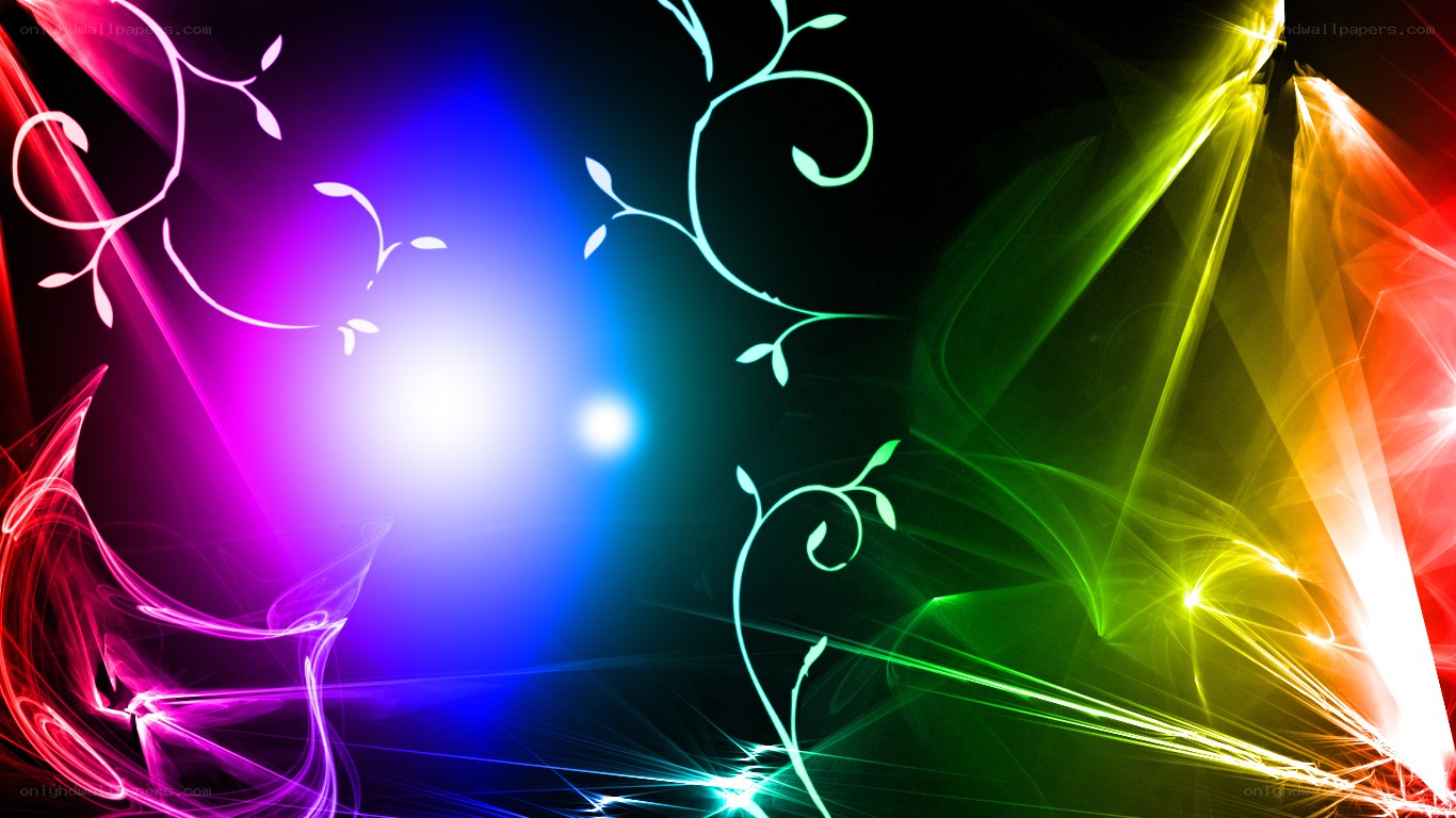 Colorful abstract light design