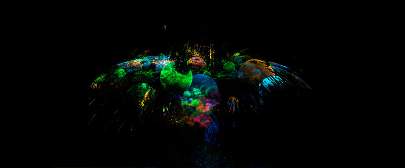 colorful abstract light display