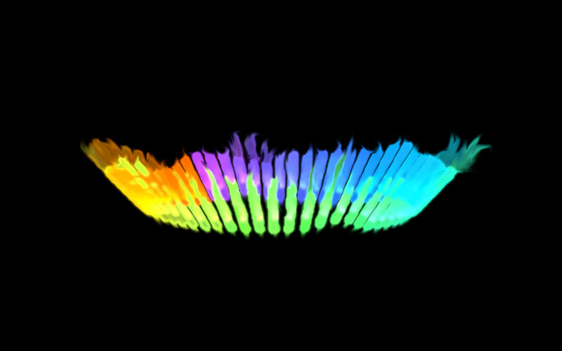 colorful abstract light pattern