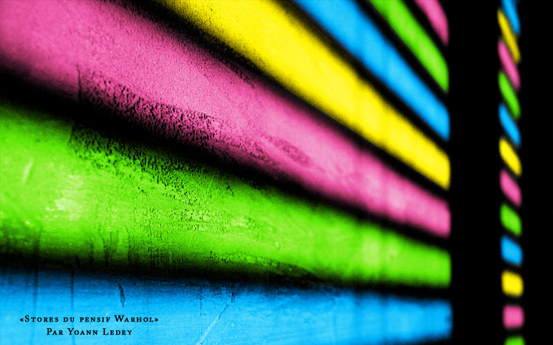 Colorful abstract light patterns