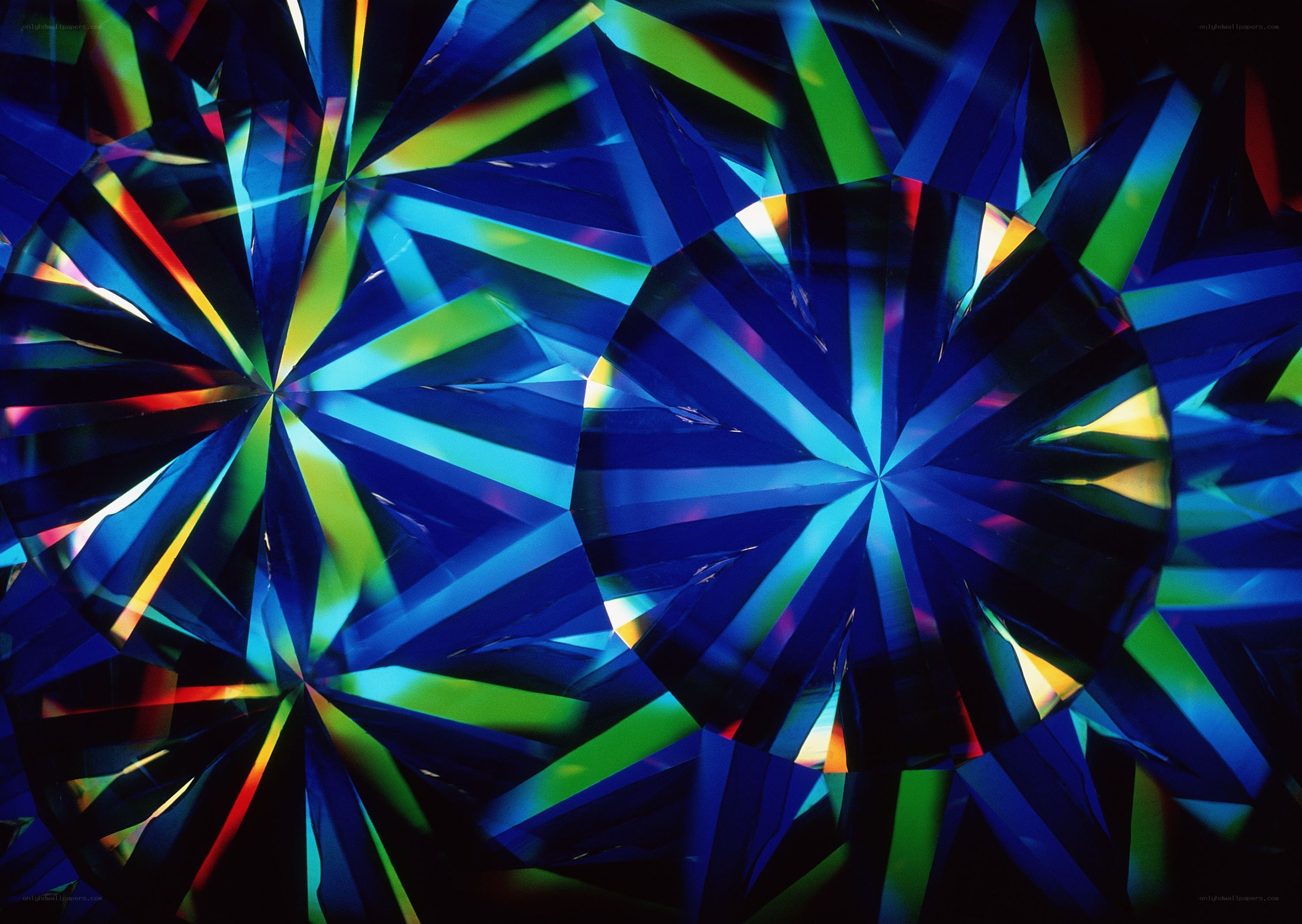 Colorful abstract light patterns