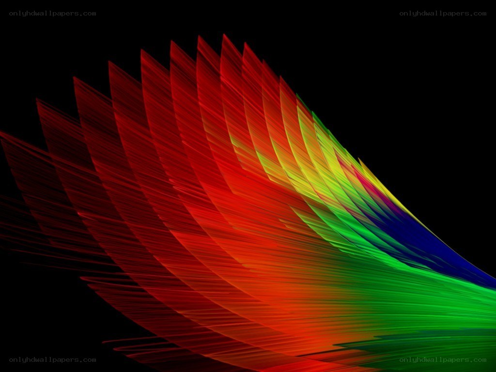 Colorful abstract light streaks