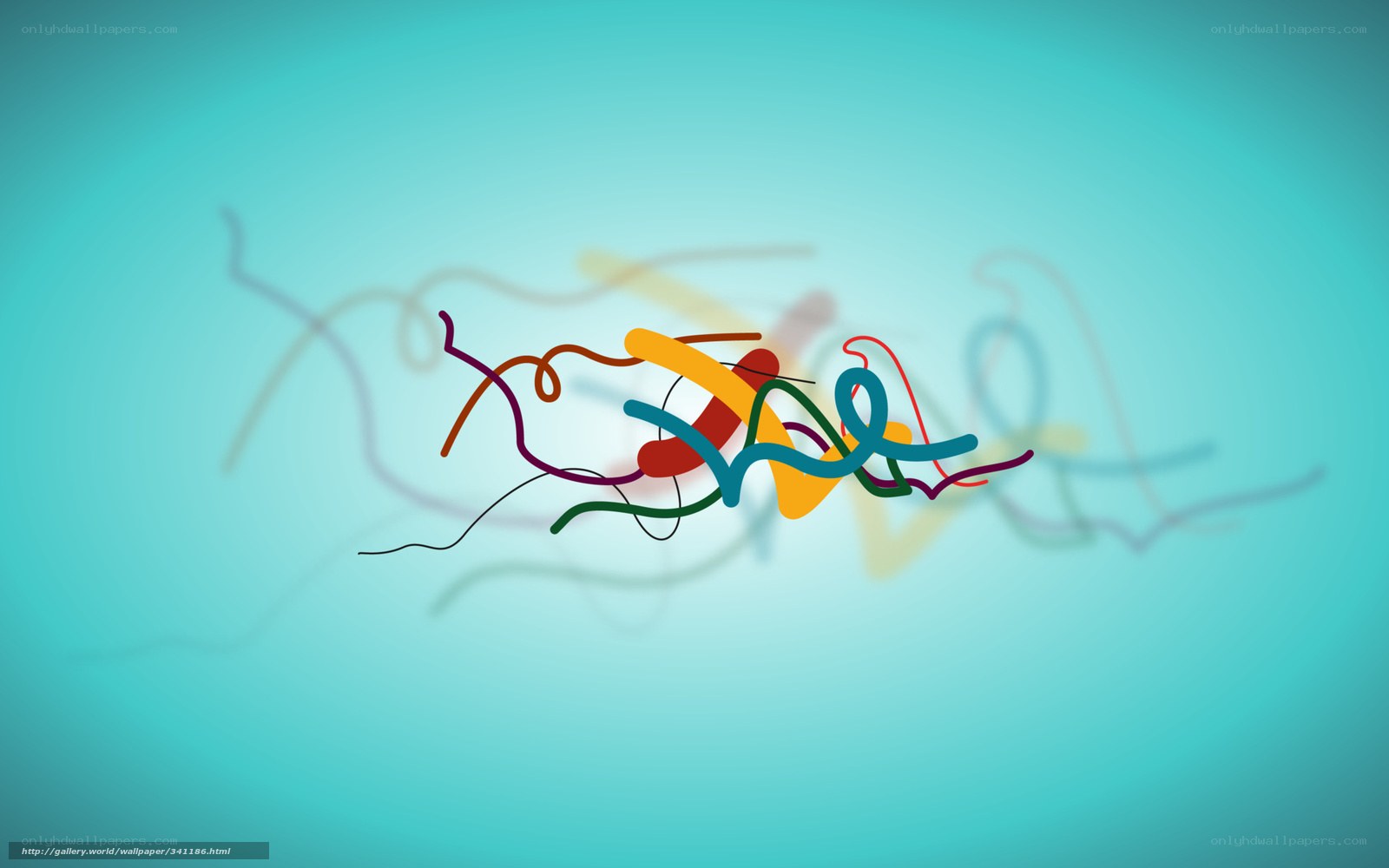 Colorful abstract lines