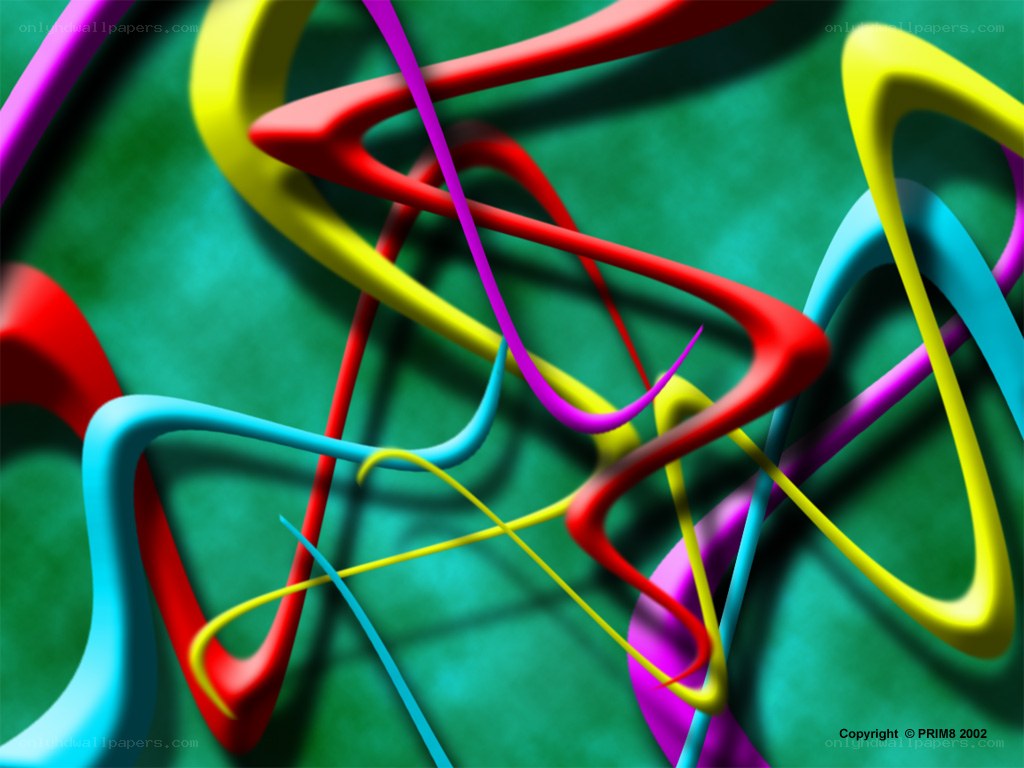 Colorful abstract lines