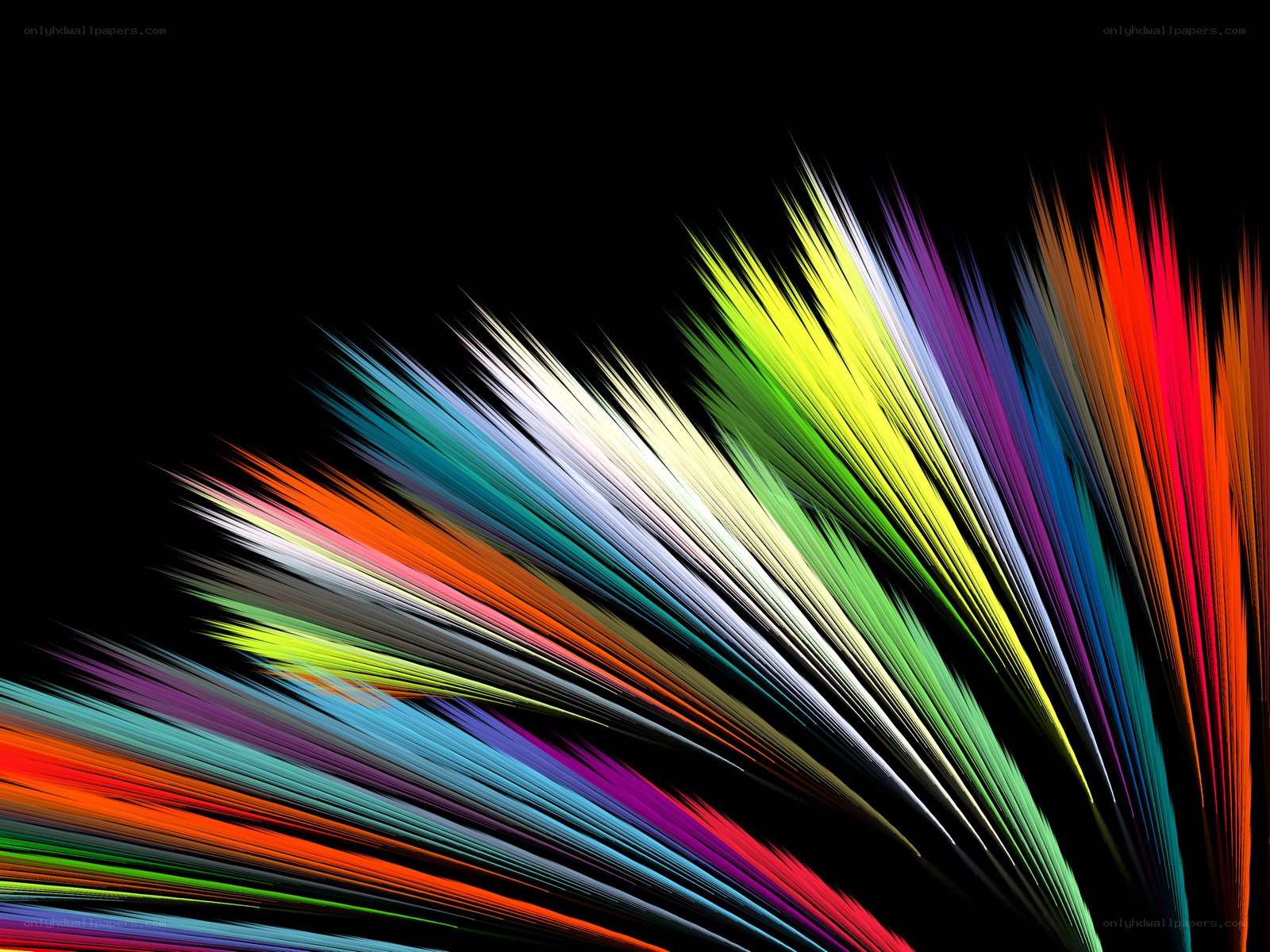 Colorful abstract lines
