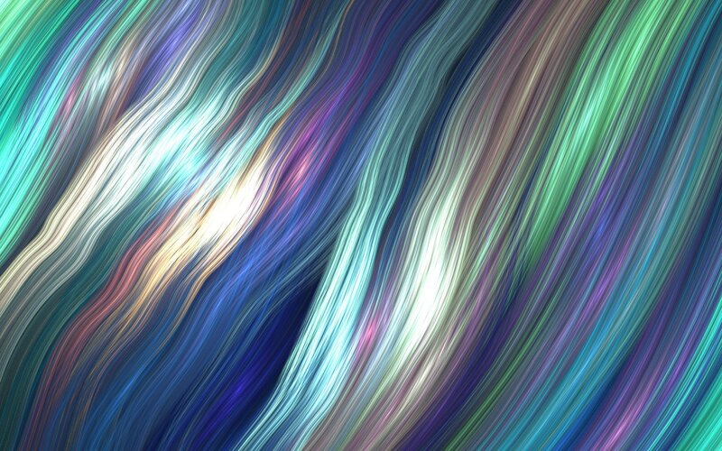 Colorful Abstract Lines — Blue, Dynamic, Light