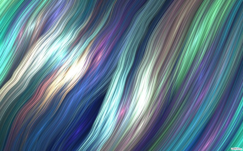 Colorful Abstract Lines — Blue