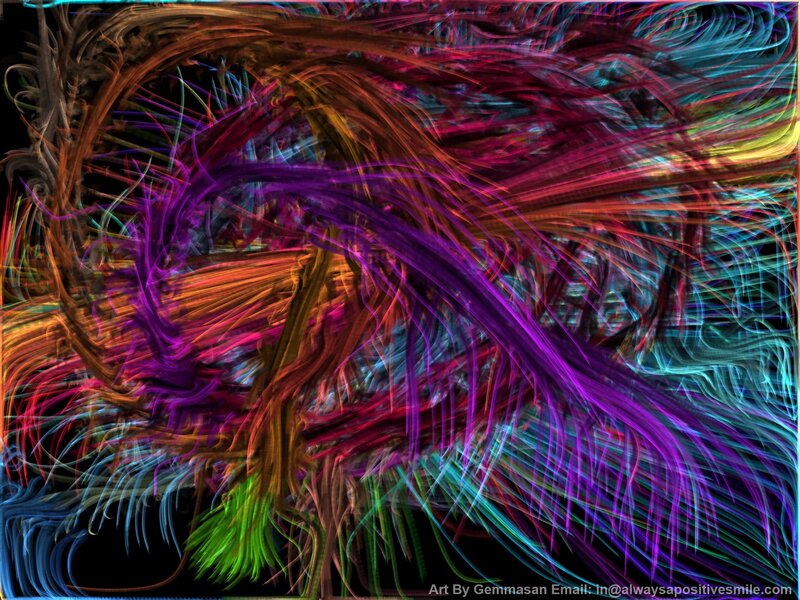 Colorful Abstract Lines — Purple, Dynamic