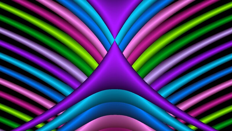 Colorful Abstract Lines — Purple, Vibrant, Triangles