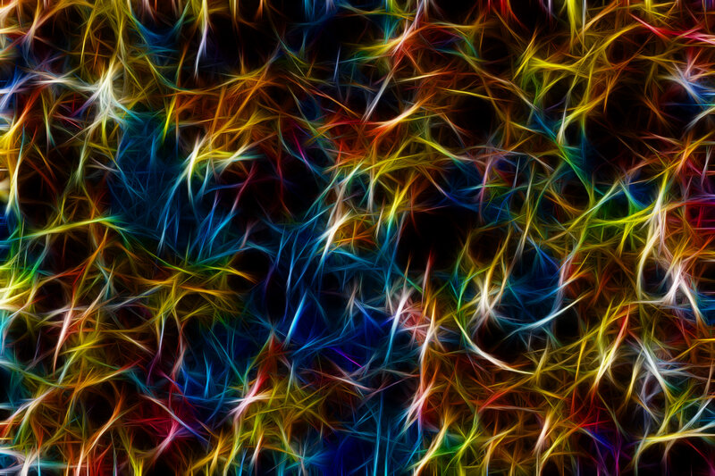 Colorful Abstract Lines — Yellow, Energetic