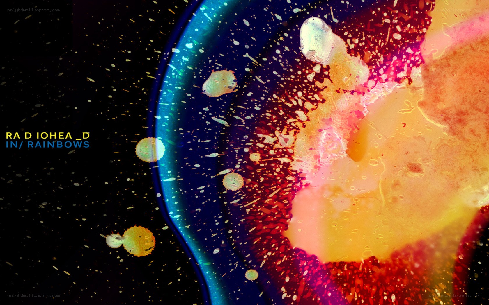 Colorful abstract liquid art