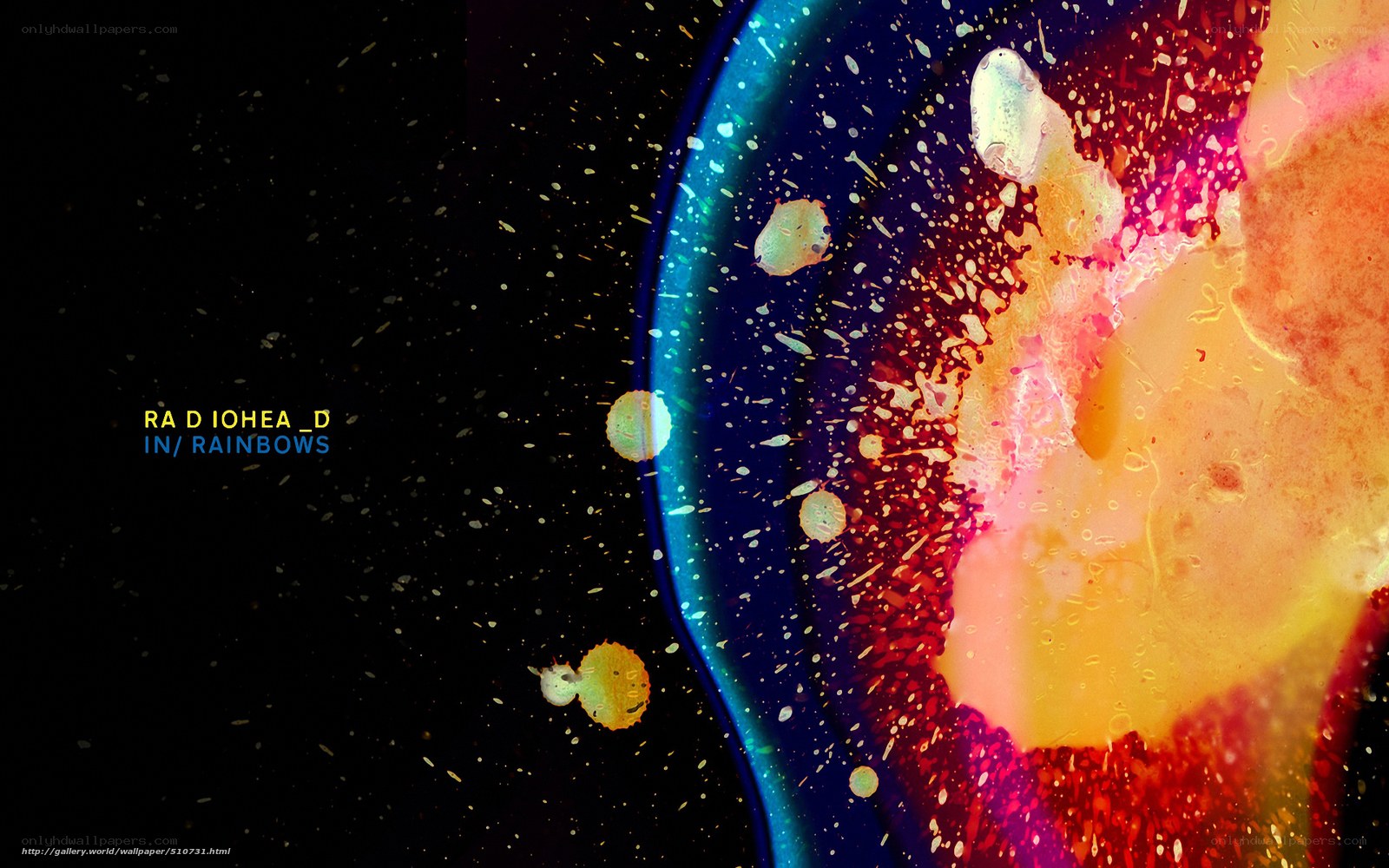 Colorful abstract liquid art