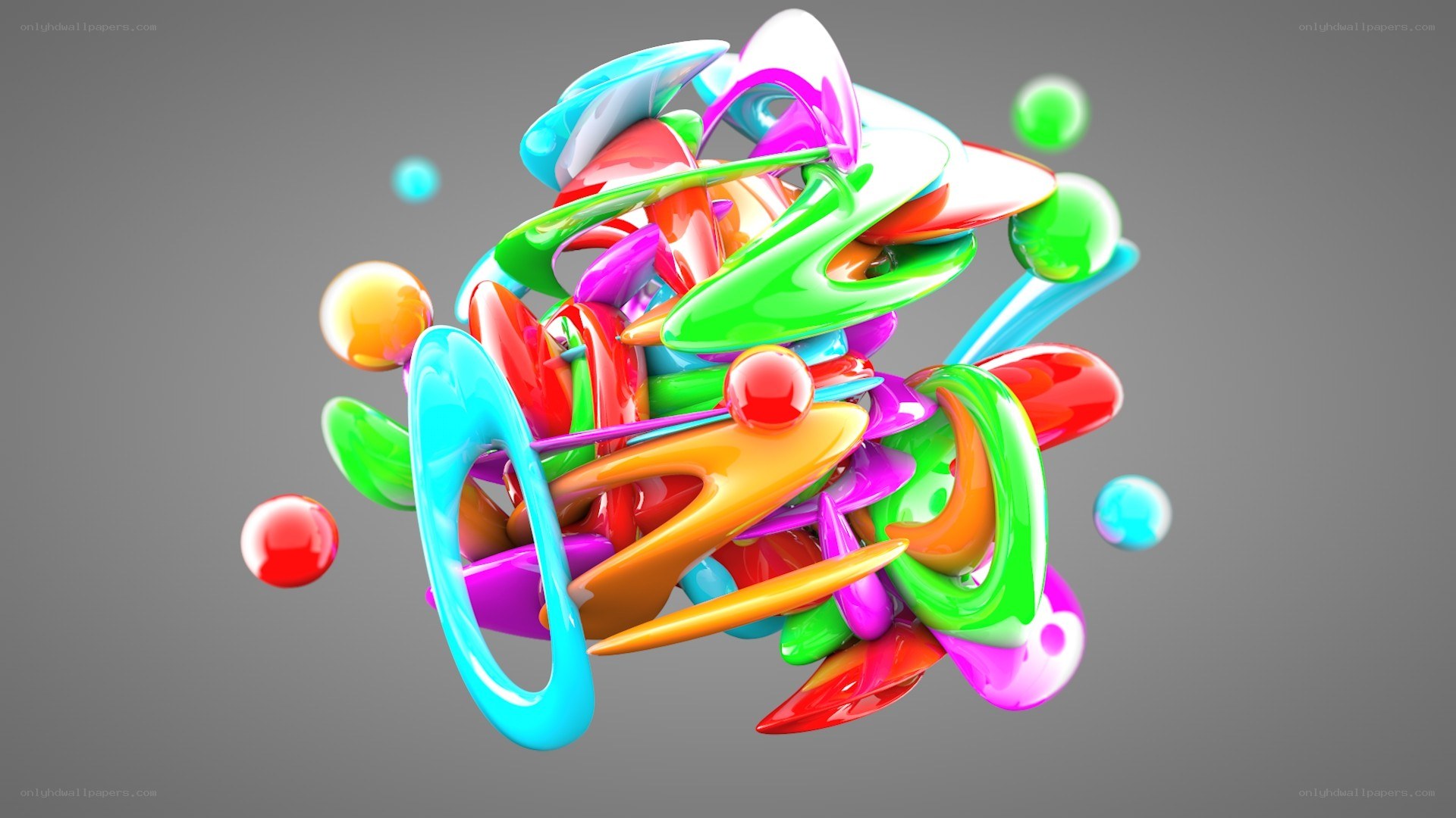 colorful abstract liquid shapes
