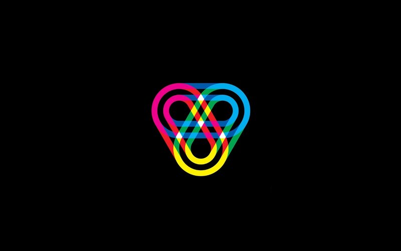 colorful abstract logo design