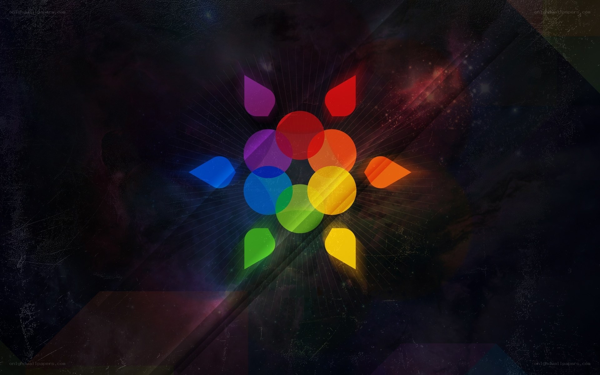 Colorful abstract logo design