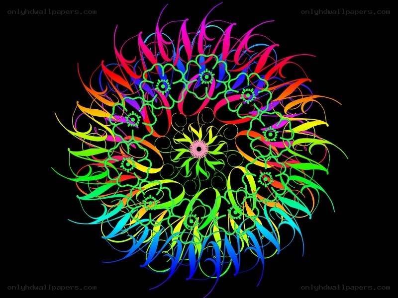 colorful abstract mandala