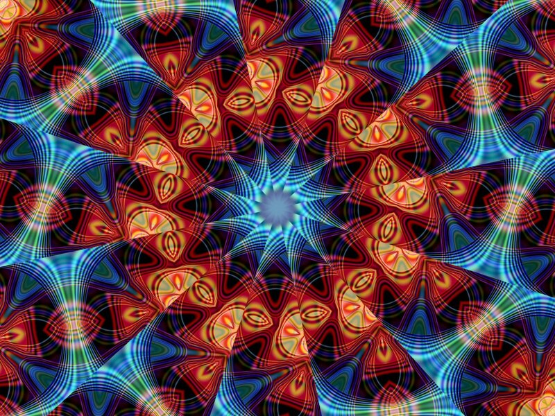 colorful abstract mandala pattern