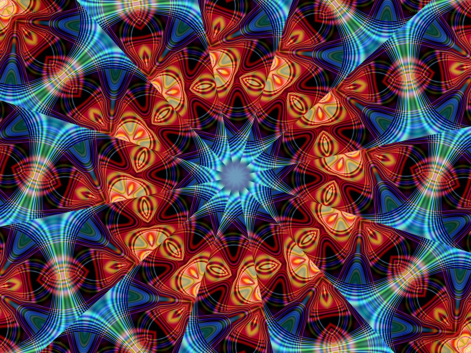 colorful abstract mandala pattern