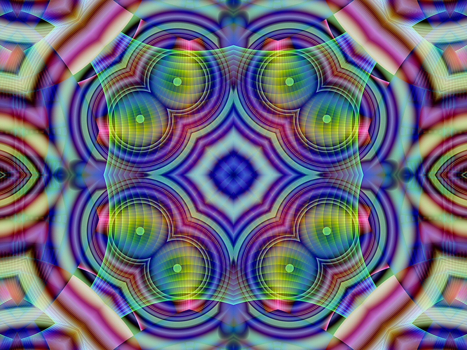 Colorful abstract mandala
