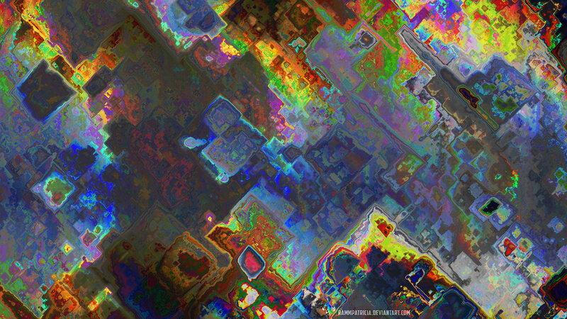 Colorful Abstract Map